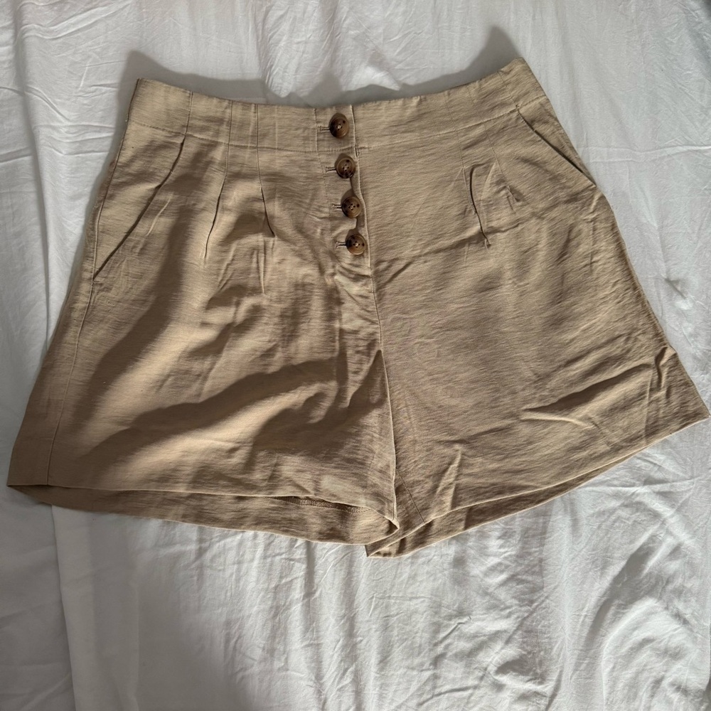 LOFT Button High Rise Shorts - Picture 7 of 12